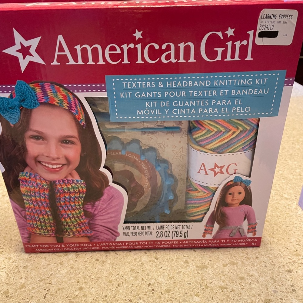 American girl crafts headband knitting kit